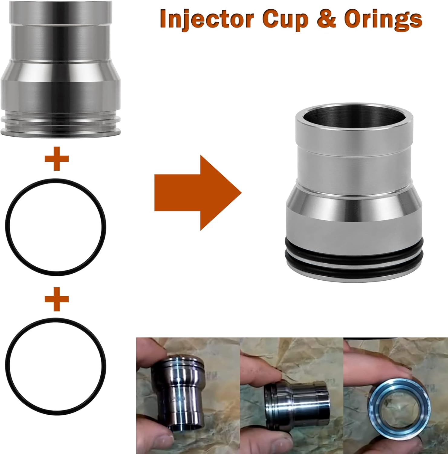 Injector Sleeve Cup Removal Installation Tool with Parts Kit for CAT 3126 C7 C9 HUEI Injectors J598