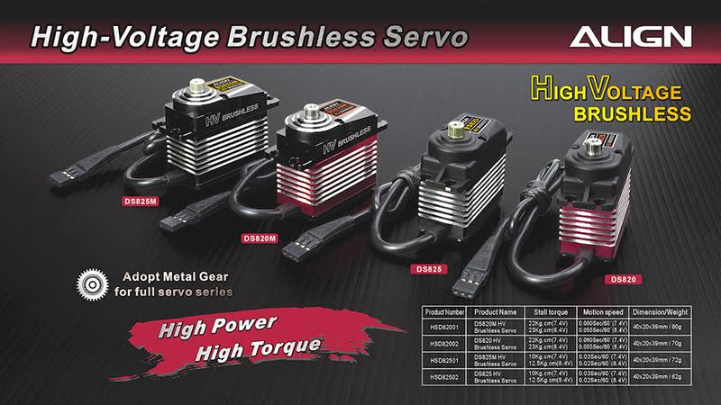 High Voltage Brushless Tail Servo V756