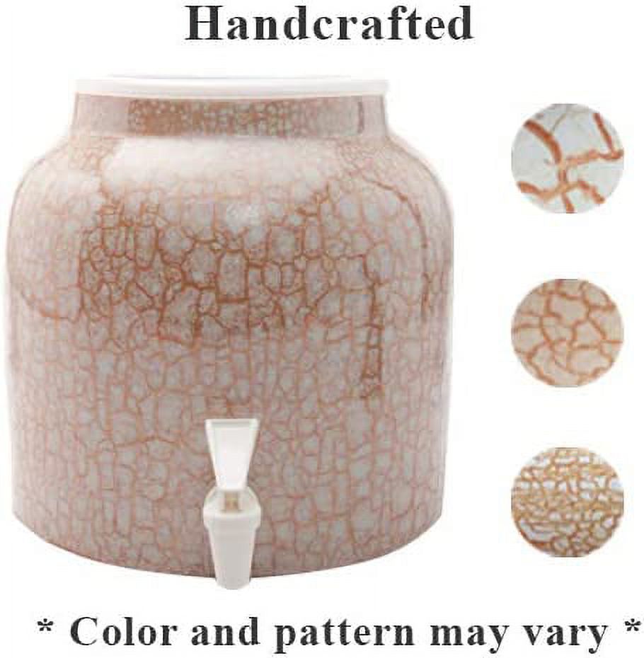 Marble Gold Design Water Dispenser Crock G7850