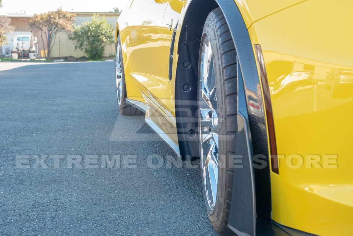 Black Front Side Splash Guards Mud Flap Pair Pack of 2 B2283