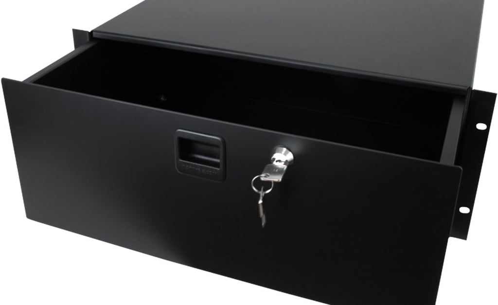 4U Steel Rack Drawer with Slam Latch & Keyed Lock R10880