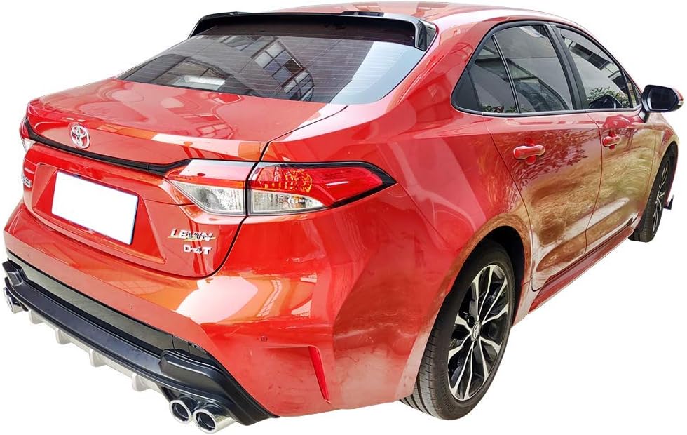 Matte Black PP Rear Spoiler Wing A6891