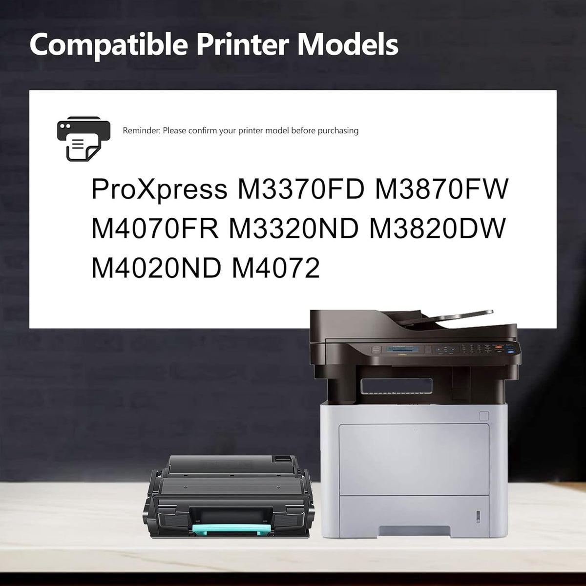 3 Pack Black Compatible Toner Cartridge N810234