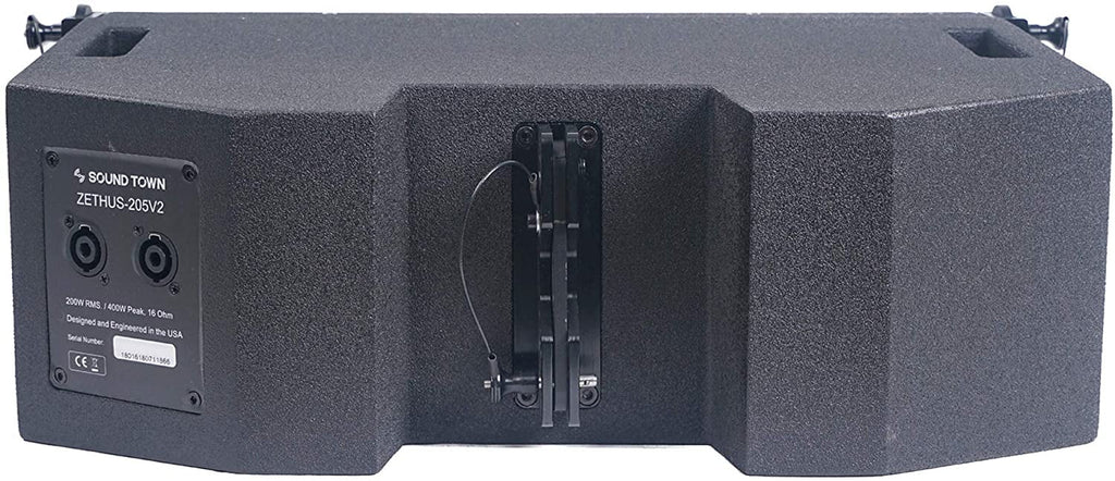 Line Array System with 10-inch Subwoofer and Four Dual 5-inch Speakers, Black B46557