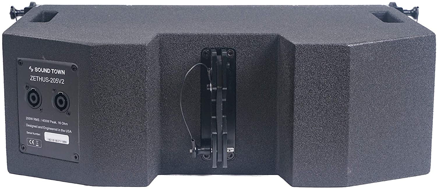 Line Array System with 10-inch Subwoofer and Four Dual 5-inch Speakers, Black B46557