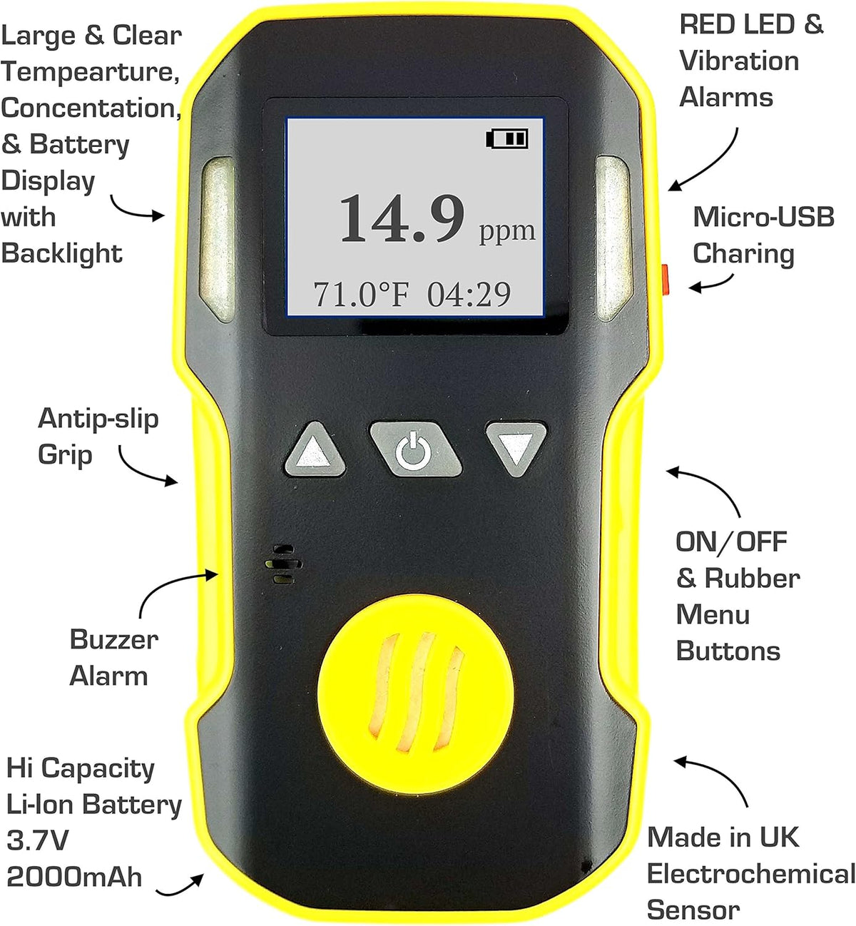 O3 Detector & Analyzer with Pump and Probe, 0-20ppm Q5547