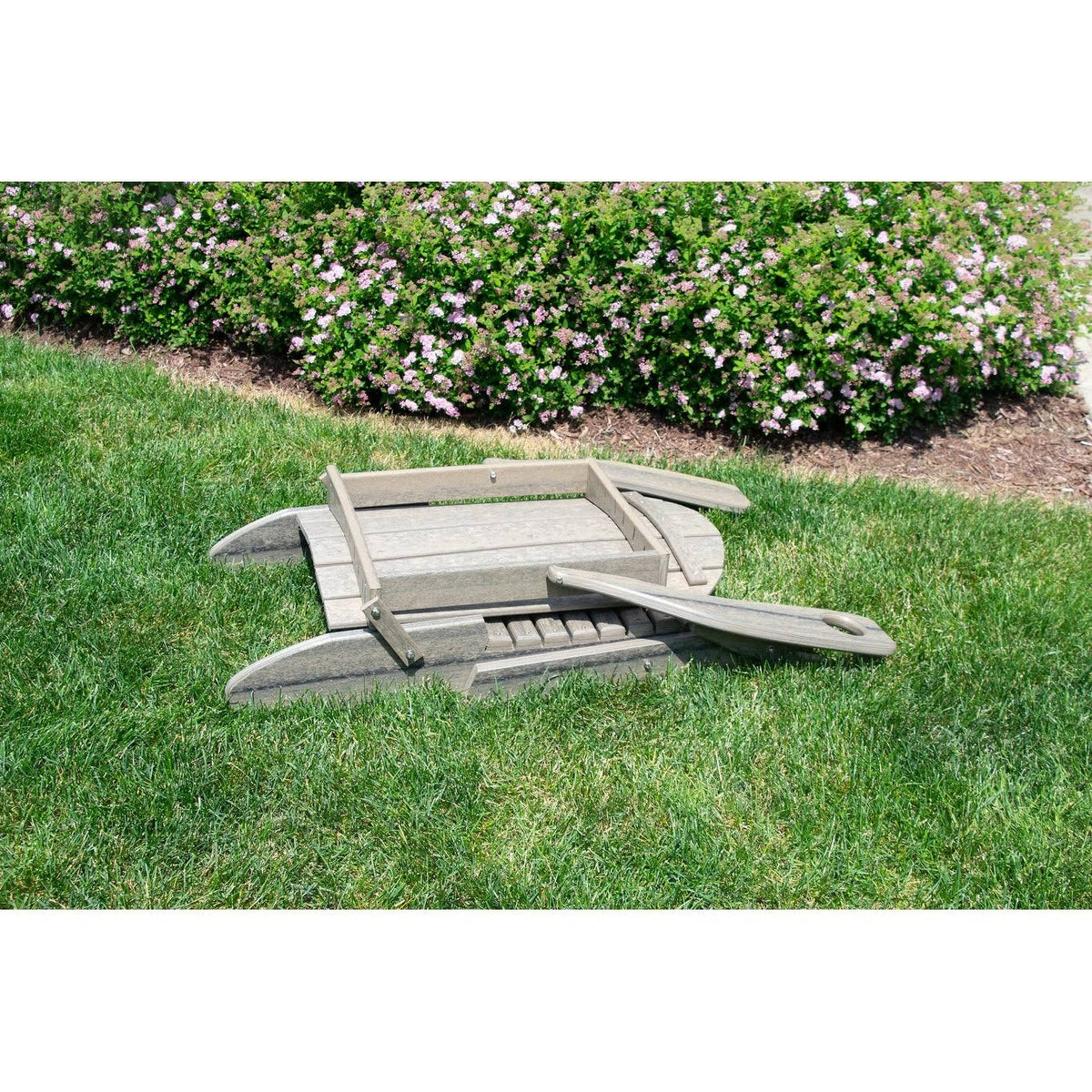 Weathered Wood Folding Adirondack Chair R33200