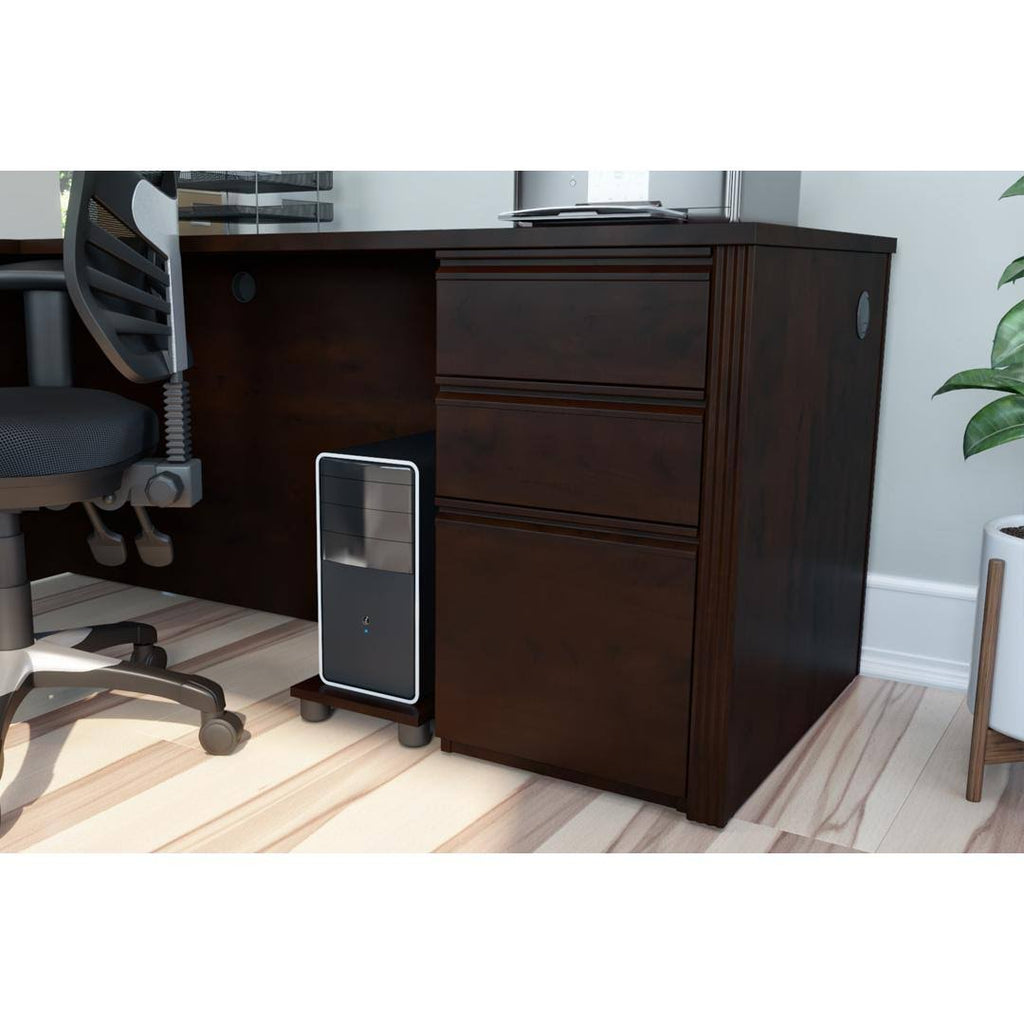 Bordeaux Graphite Pedestal Desk N81965