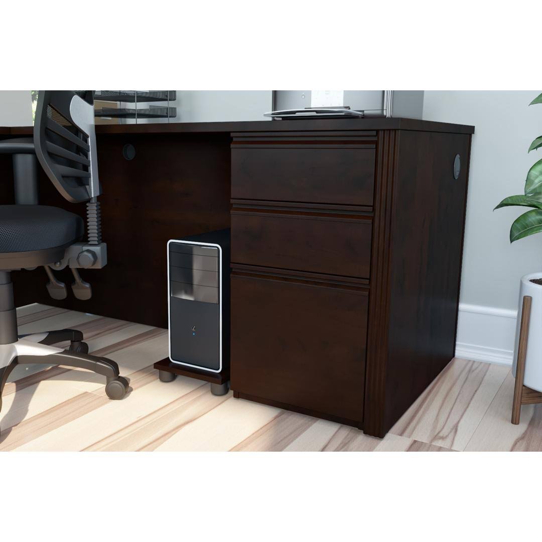 Bordeaux Graphite Pedestal Desk N81965