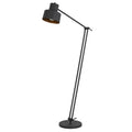Matte Black Metal Adjustable Height Floor Lamp X29541
