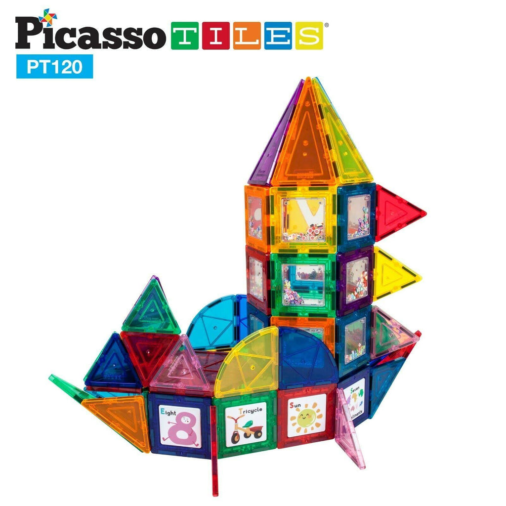 120-Piece 3D Magnetic Building Block Set J509