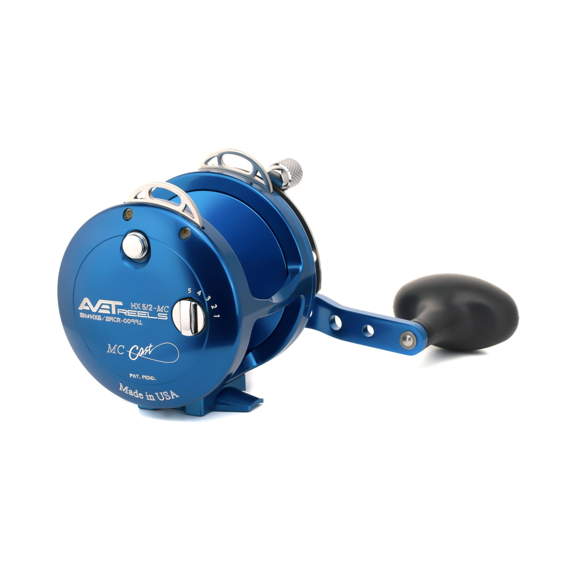 Blue Two-Speed Lever Drag Casting Reels M351