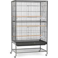 Black Hammertone Flight Cage with Stand F9826