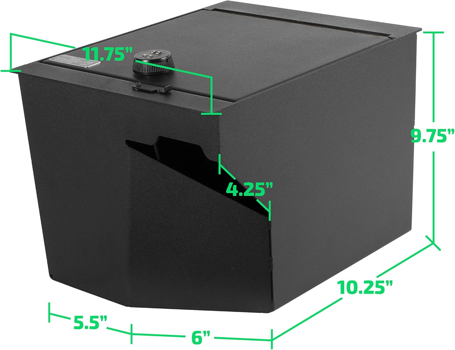 Console Safe with 4 Digit Combo K299