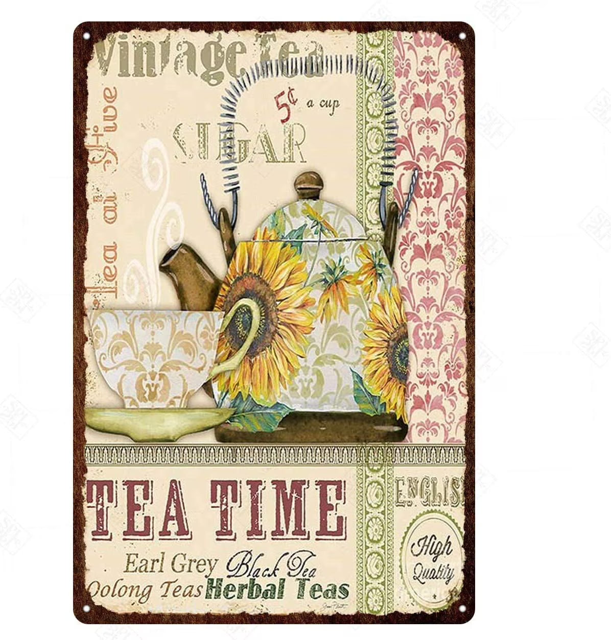 Vintage Metal Tin Sign 12x8inch I42488