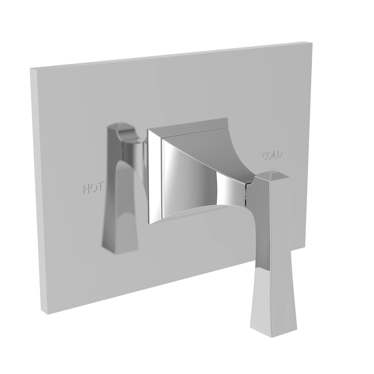 French Gold Shower Trim Plate with Handle R2942