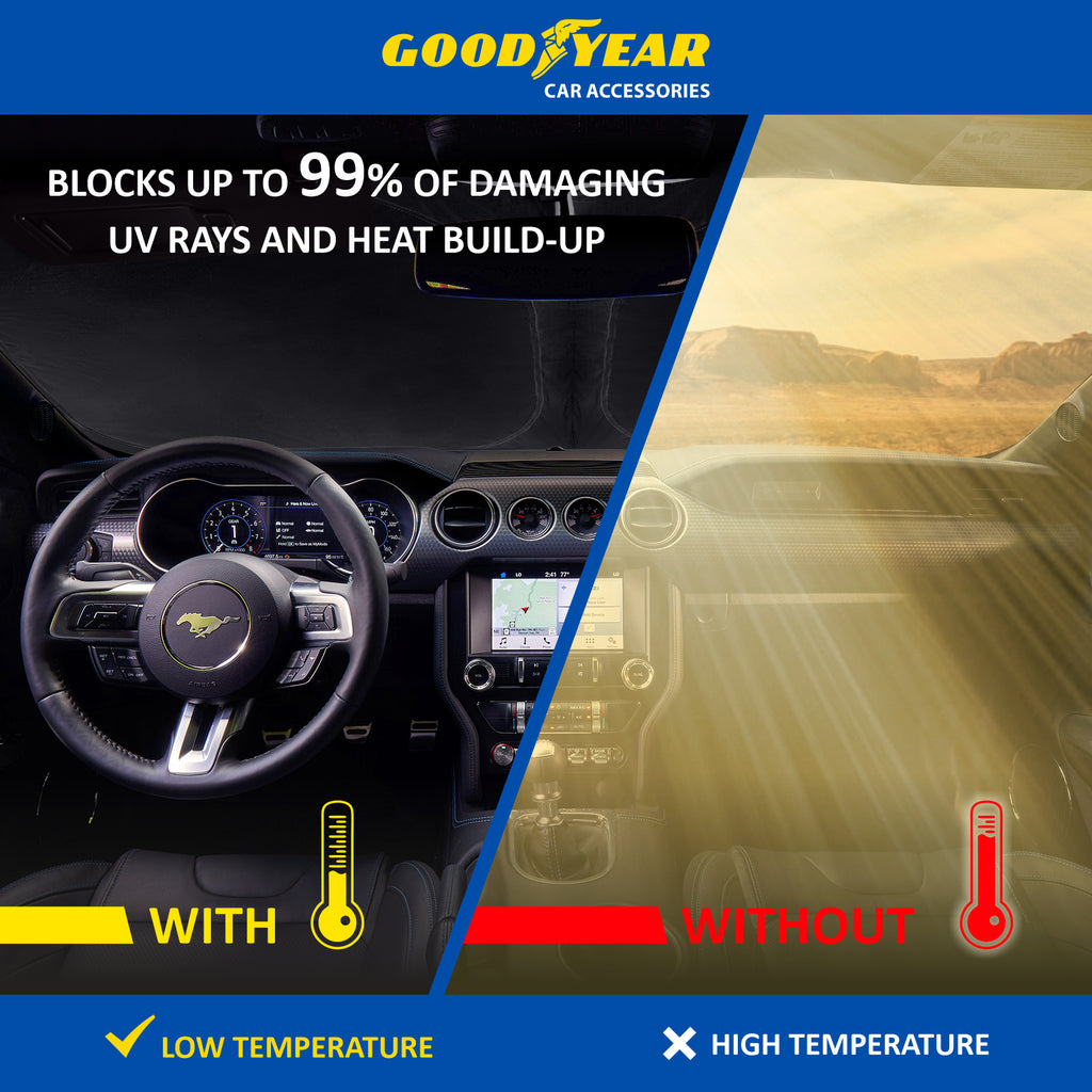 Foldable Windshield Sun Shade for Ford Mustang D567