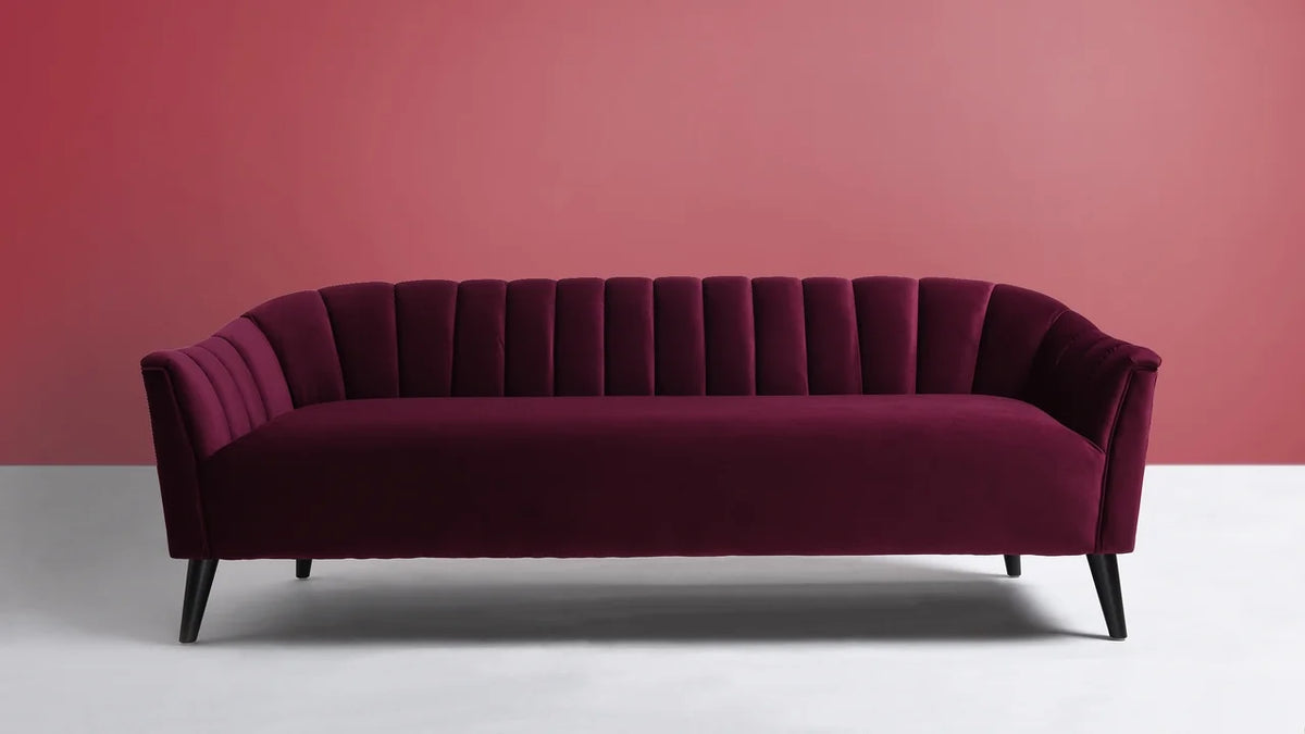 Burgundy Accent Sofa M651
