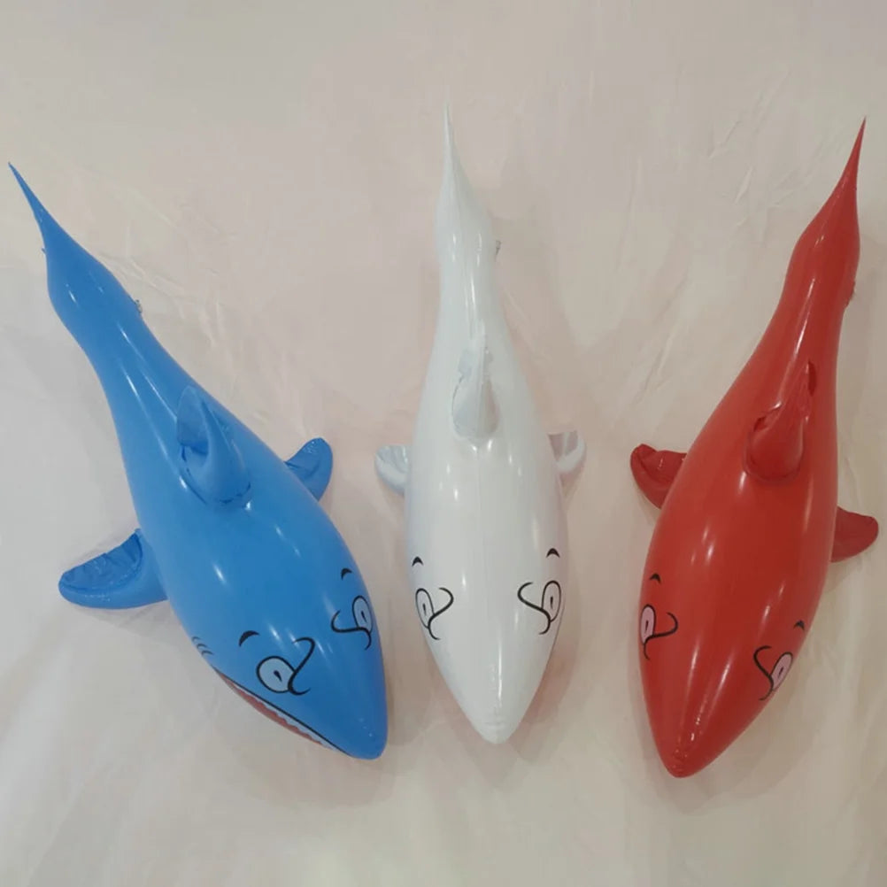 9 Pcs Inflatable Shark Pvc Pool Toy A310