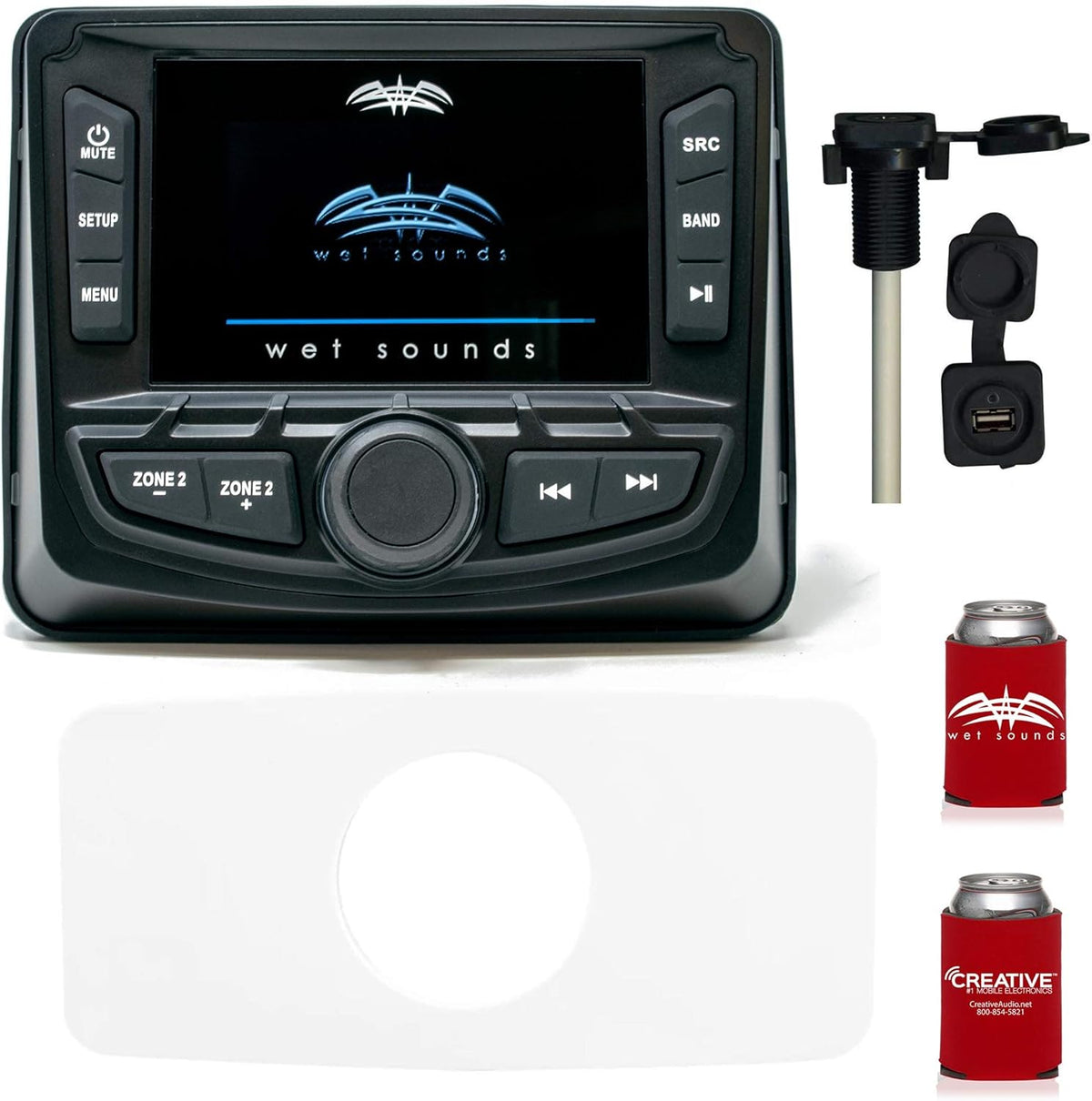 Marine Radio Dash Kit with USB/Aux M9503