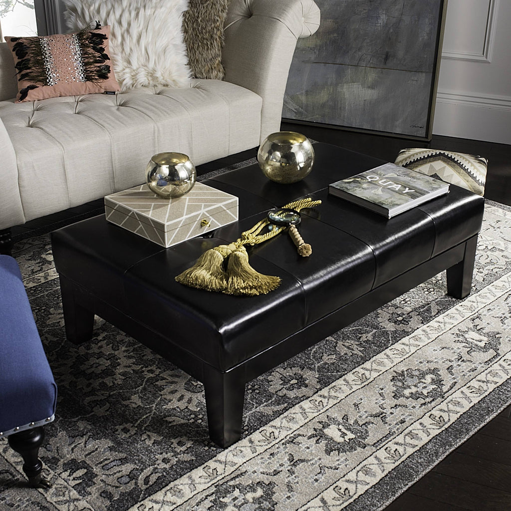 Black Cocktail Ottoman H519
