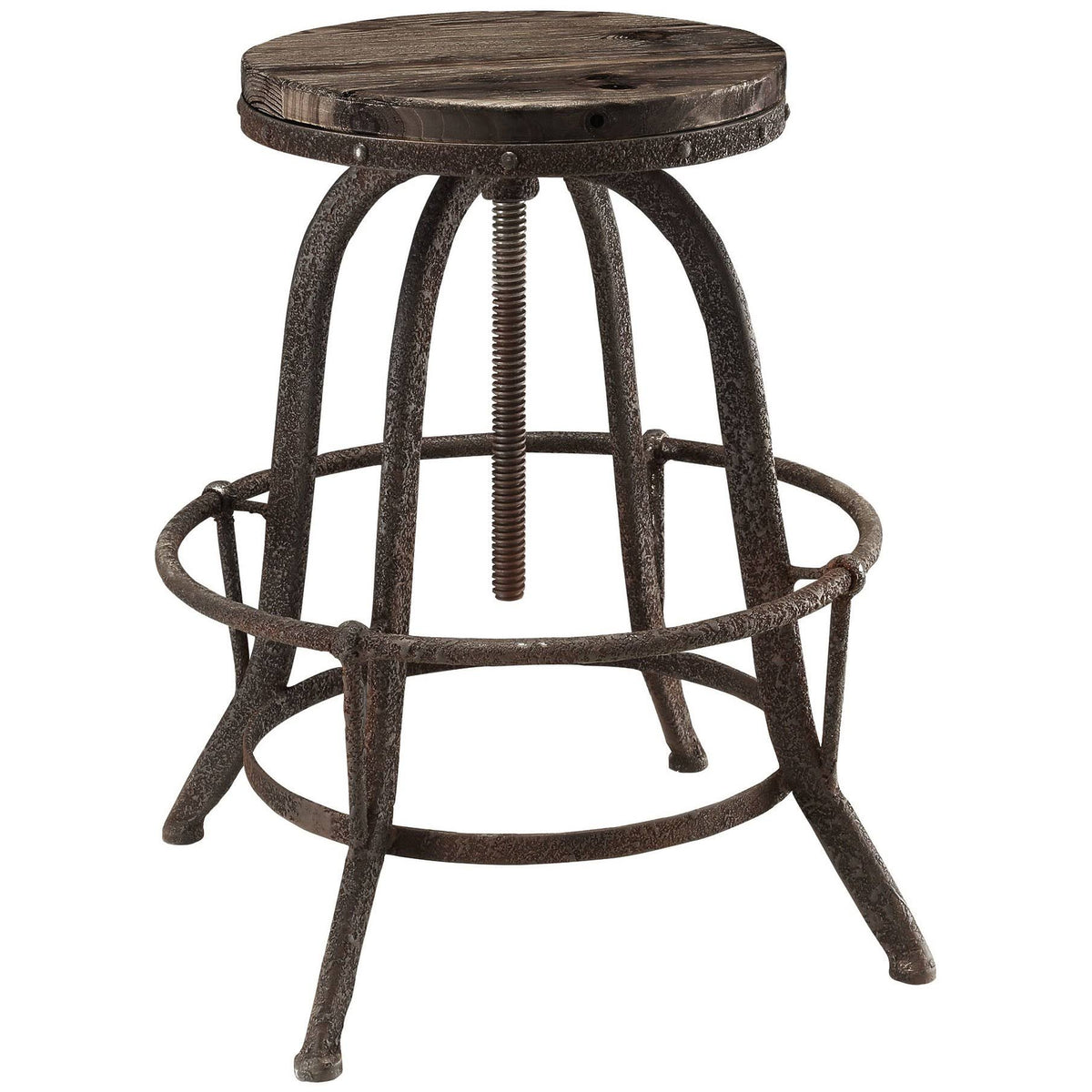 Brown Bar Stool Set of 4 C282