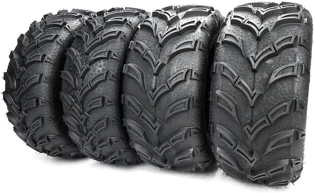 Set of 4 ATV UTV Tires 25x10-12 Rear & 25x8-12 Front Tubeless 6PR G768