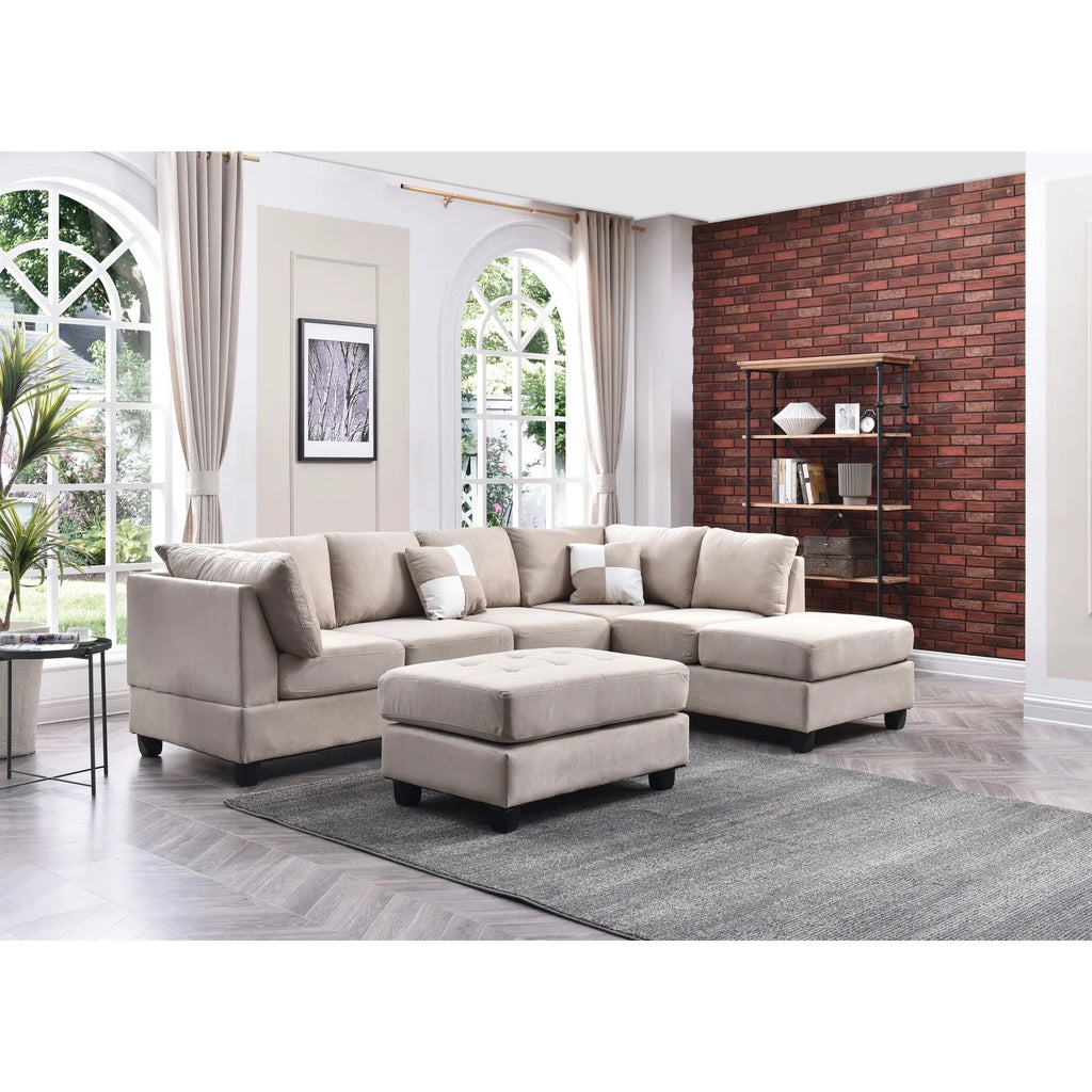 Vanilla Sectional (3 Boxes) C33706