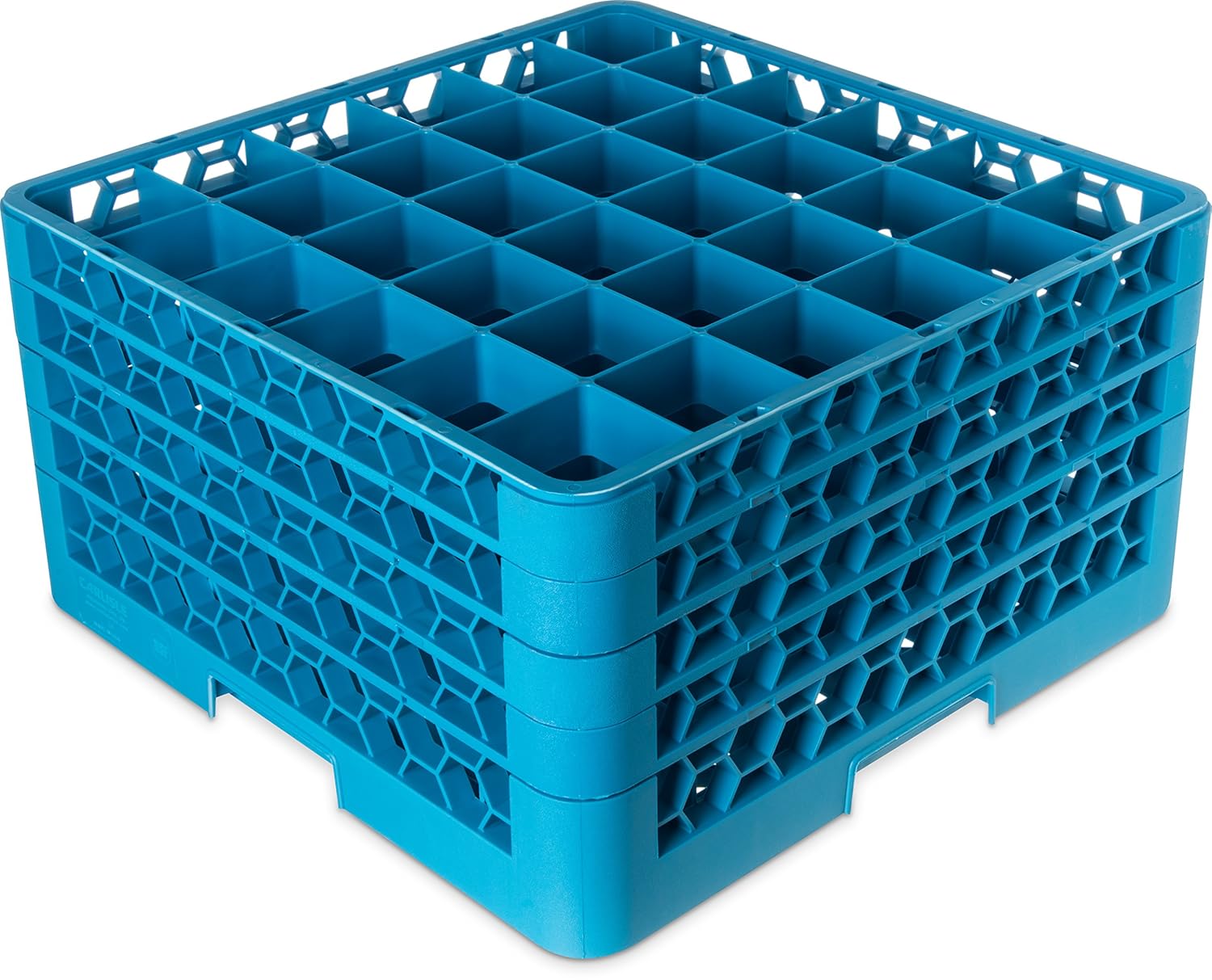 Blue 9-Compartment Glass Rack with 3 Extenders, Pack of 2 K1722