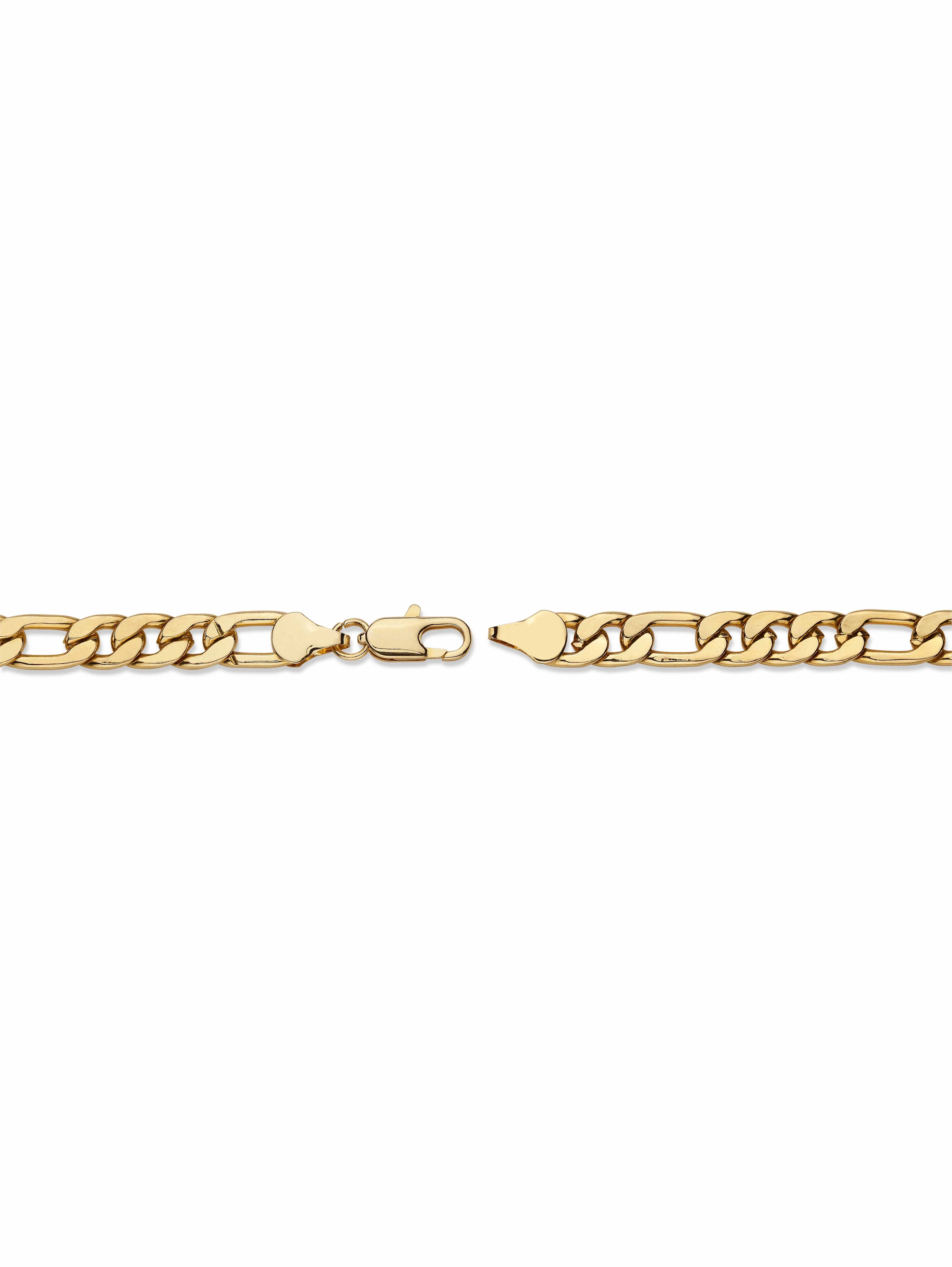 Gold Ion-Plated 2-Piece Chain Necklace and Bracelet Set G428037